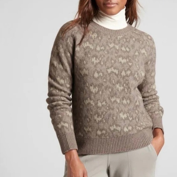 Athleta Womens Hawthorn Textured Crew Sweater - Picture 1 of 3
